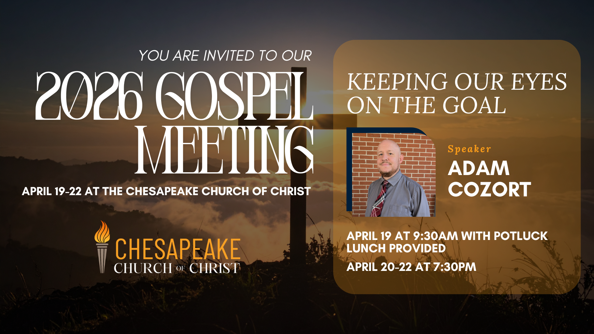 gospel meeting flyer